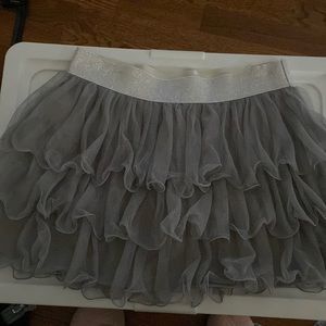 Justice brand gray skorts size 18 ( girls size)